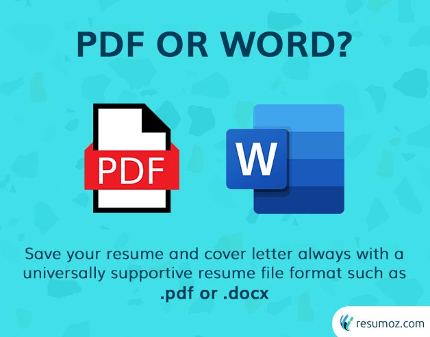 pdf vs word resume file formats
