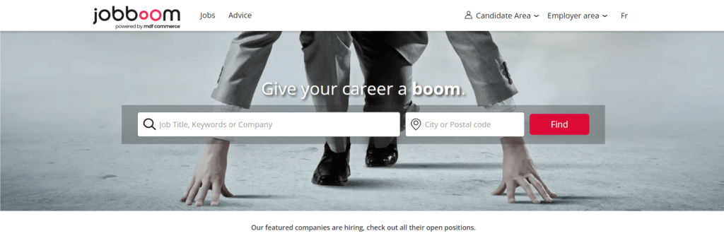 Jobboom job search engine