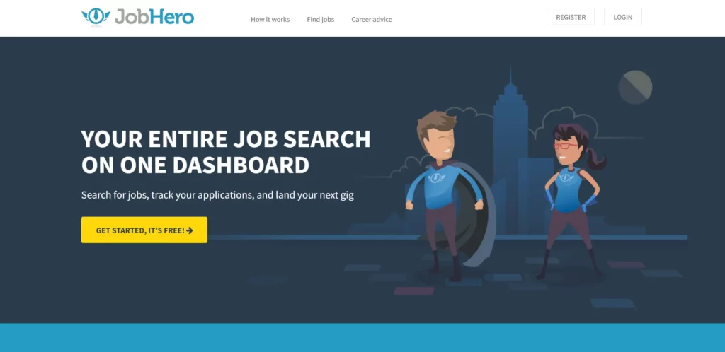 Jobhero job applications tracker